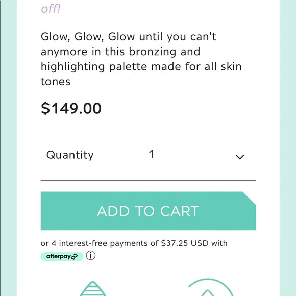 NWT Ofra large On the Glow highlighting & bronzing Palette $149 - Picture 4 of 9